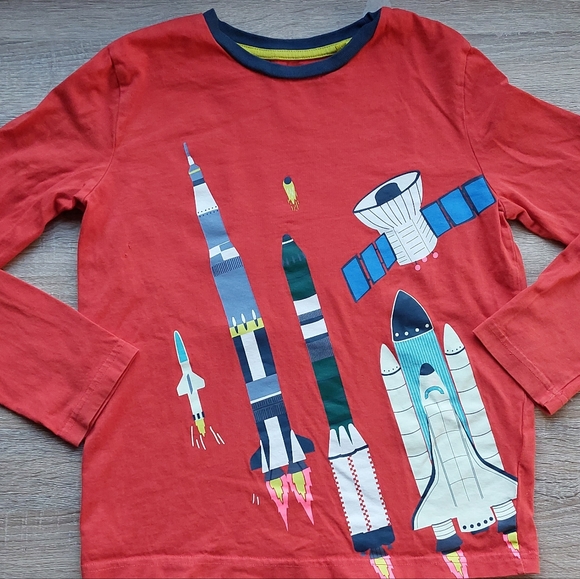 Mini Boden guc/play rocket tee ls 9-10 years - Picture 8 of 16